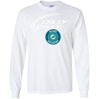 Dilly Dilly Miami Dolphins Nfl Football LS Cotton T-Shirt