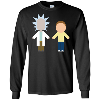 Rick And Morty Chibi Style LS Cotton T-Shirt
