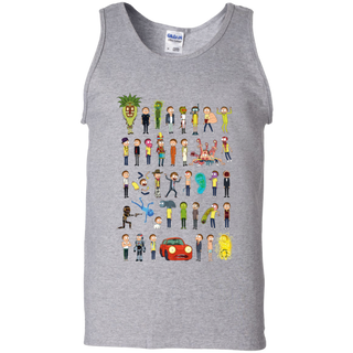 Ricky And Morty The Many Morty's Men's Tank Top
