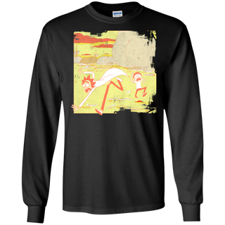 Rick And Morty Escape From Buttworld LS Cotton T-Shirt