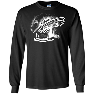 Rick And Morty Dimension 35-c Black And White LS Cotton T-Shirt