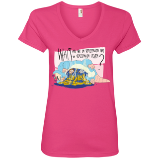 Ricky And Morty Which Venzenulon Are We On Women's V-Neck T-Shirt