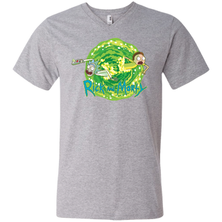 Rick And Morty Multidimensional Travel Men's V-Neck T-Shirt
