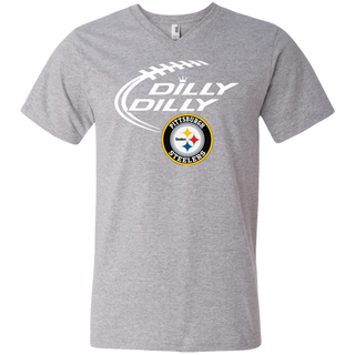 Dilly Dilly Pittsburgh Steelers Nfl Football Men's V-Neck T-Shirt