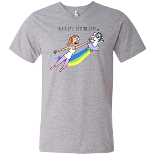 Rick And Morty Summer Never Past Bedtime Land Men's V-Neck T-Shirt