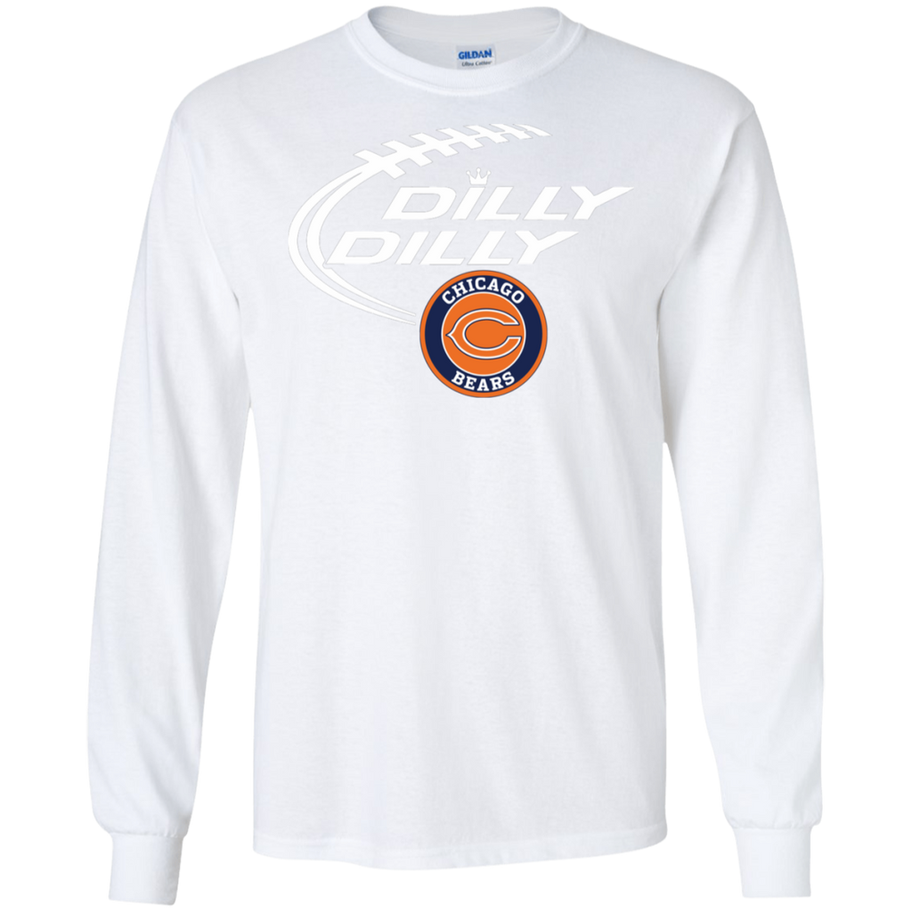 Dilly Dilly Chicago Bears Nfl Football LS Cotton T-Shirt