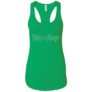 Rick And Morty Title Typography Women's Tank