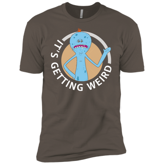 Rick And Morty Mr Meeseeks It's Getting Weird Men's T-Shirt