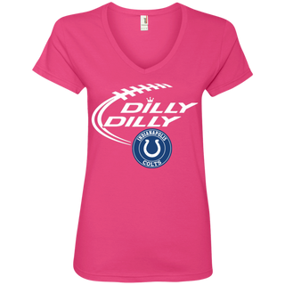 Dilly Dilly Indianapolis Colts Nfl Football Women's V-Neck T-Shirt