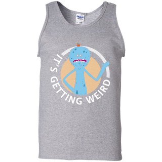 Rick And Morty Mr Meeseeks It's Getting Weird Men's Tank Top