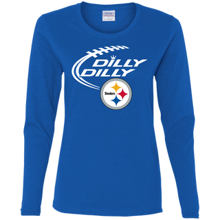 Dilly Dilly Pittsburgh Steelers Logo Nfl Football Women's Long Sleeve Shirt