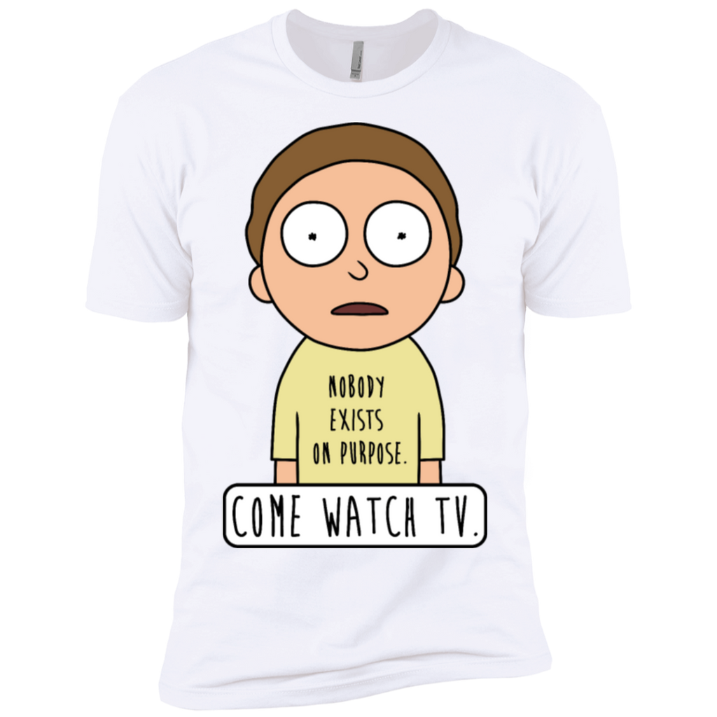 Rick And Morty Come Watch Tv Quote Men's T-Shirt