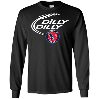 Dilly Dilly Houston Texans Nfl Football LS Cotton T-Shirt