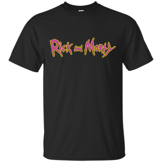 Rick And Morty Title Typography Shirt Ultra Cotton T-Shirt