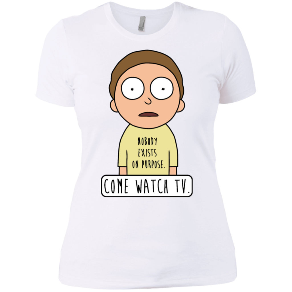 Rick And Morty Come Watch Tv Quote Women's T-Shirt