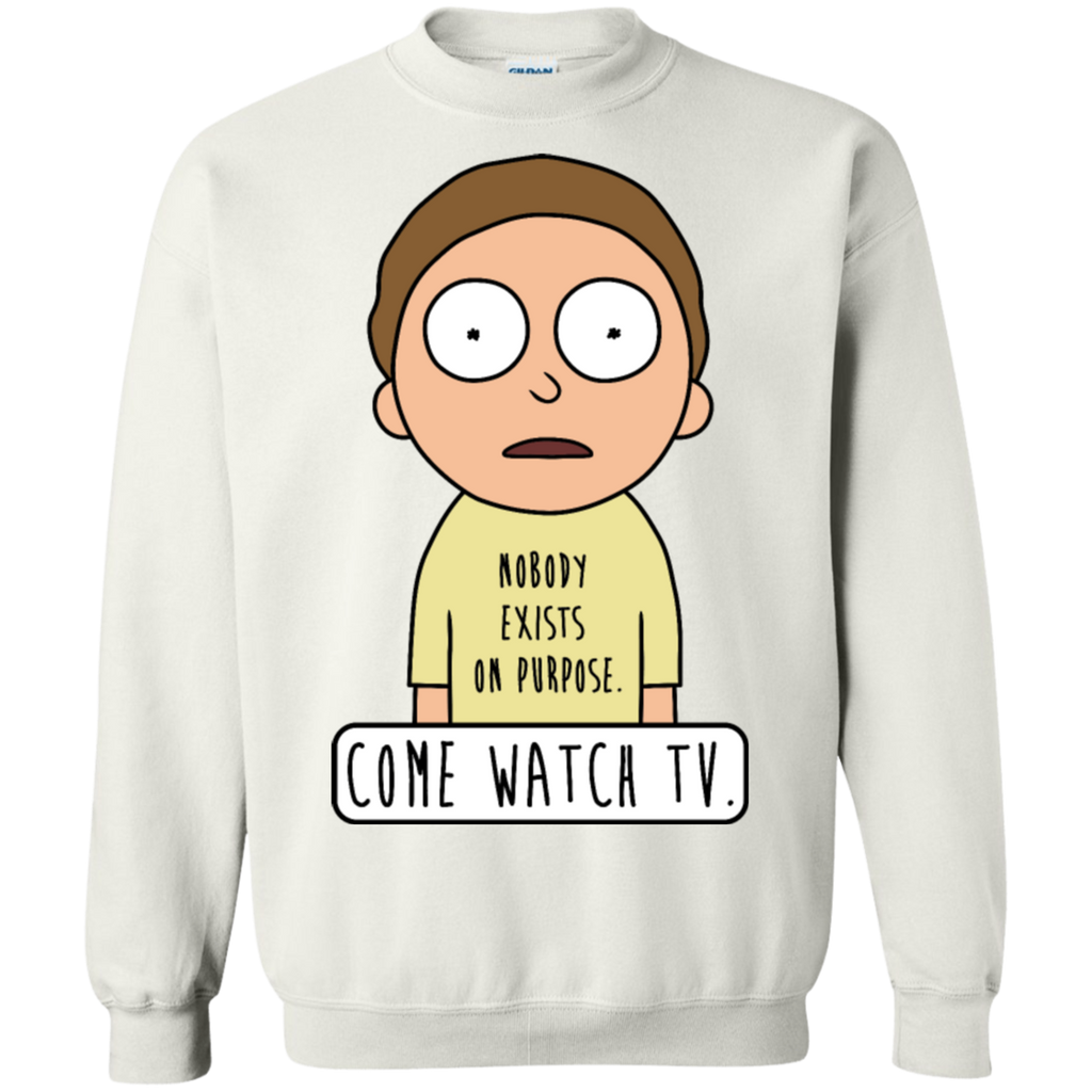 Rick And Morty Come Watch Tv Quote Sweatshirt