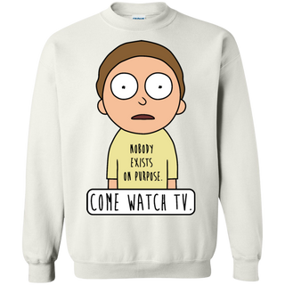Rick And Morty Come Watch Tv Quote Sweatshirt