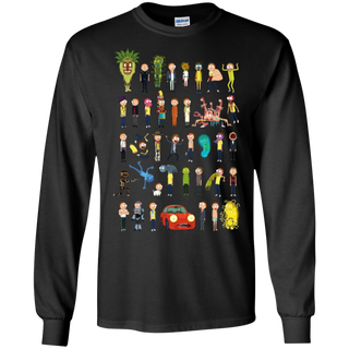 Ricky And Morty The Many Morty's LS Cotton T-Shirt