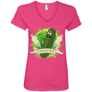 Rick And Morty I'm Pickle Rick Women's V-Neck T-Shirt