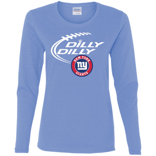 Dilly Dilly New York Giants Nfl Football Women's Long Sleeve Shirt