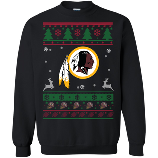 Washington Redskins Logo Football Teams Ugly Christmas Sweater Sweatshirt