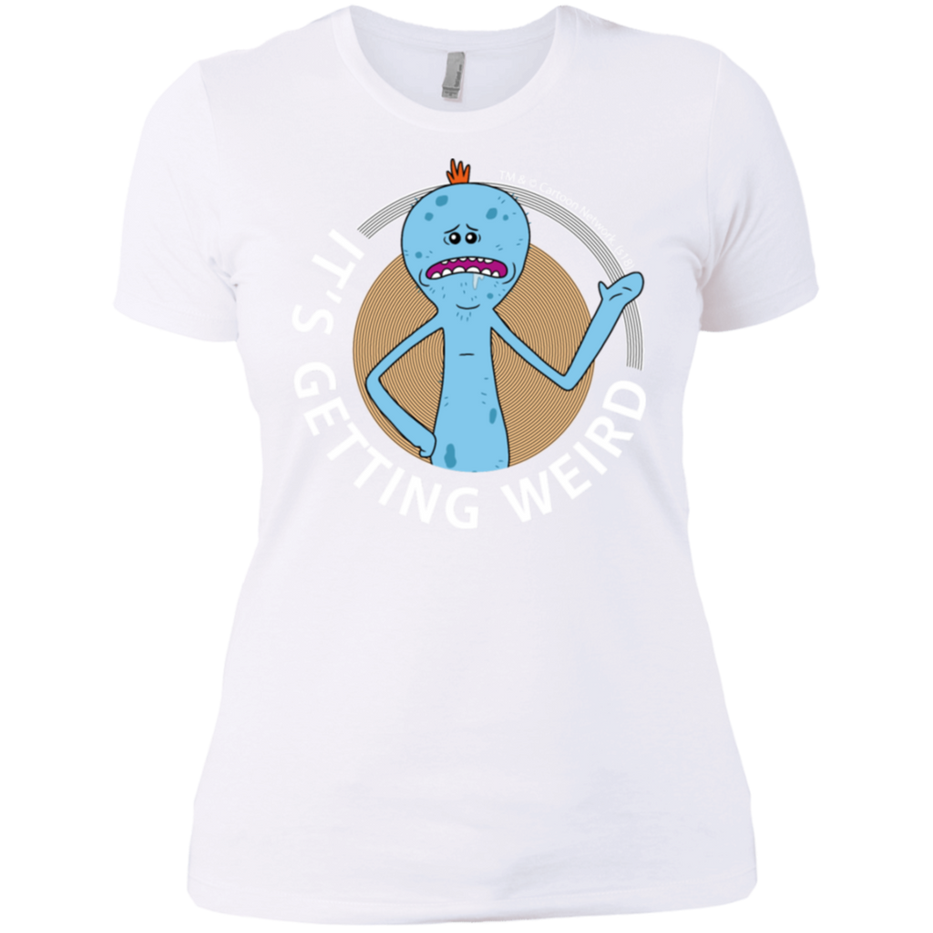 Rick And Morty Mr Meeseeks It's Getting Weird Mug Women's T-Shirt