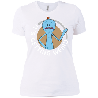 Rick And Morty Mr Meeseeks It's Getting Weird Mug Women's T-Shirt