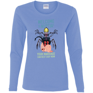 Rick And Morty Welcome To Nuptia Women's Long Sleeve Shirt