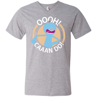Rick And Morty Mr Meeseeks Oooh Caaan Do Men's V-Neck T-Shirt