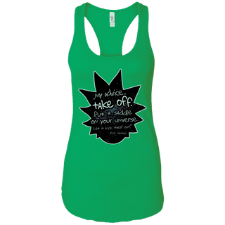Rick And Morty My Advice  Take Off Women's Tank