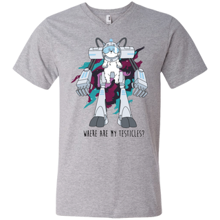Rick And Morty Snuffles Funny Men's V-Neck T-Shirt