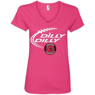 Dilly Dilly Arizona Cardinals Nfl Football Women's V-Neck T-Shirt
