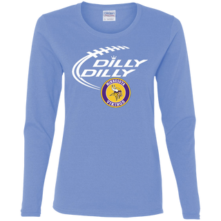 Dilly Dilly Minnesota Vikings Nfl Football Women's Long Sleeve Shirt