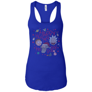 Rick And Morty Happy Human Holiday Jumper Women's Tank