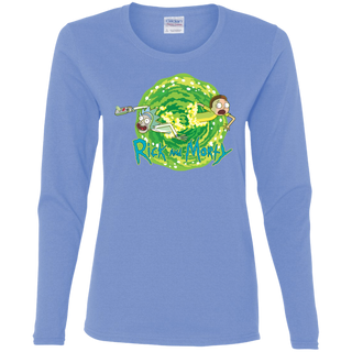 Rick And Morty Multidimensional Travel Women's Long Sleeve Shirt