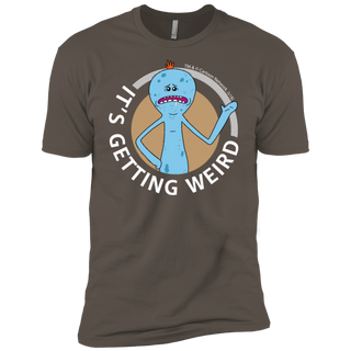 Rick And Morty Mr Meeseeks It's Getting Weird Mug Men's T-Shirt