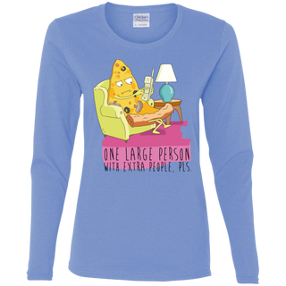 Rick And Morty Large Person With Extra People Women's Long Sleeve Shirt