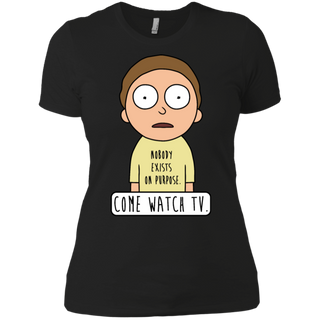 Rick And Morty Come Watch Tv Quote Women's T-Shirt