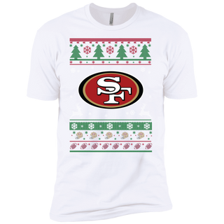San Francisco 49ers Logo Football Teams Ugly Christmas Sweater Men's T-Shirt
