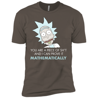 Rick And Morty Mathematical Proof Quote Men's T-Shirt