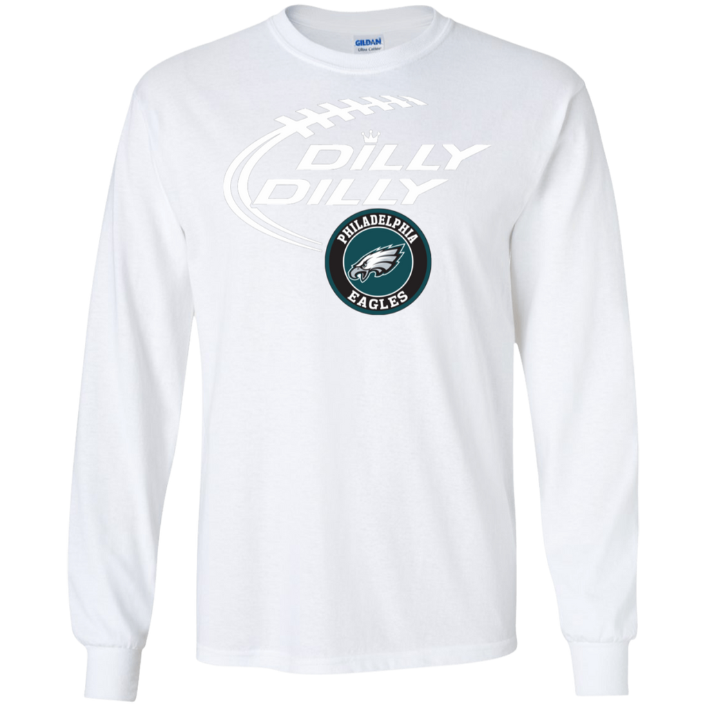 Dilly Dilly Philadelphia Eagles Nfl Football LS Cotton T-Shirt