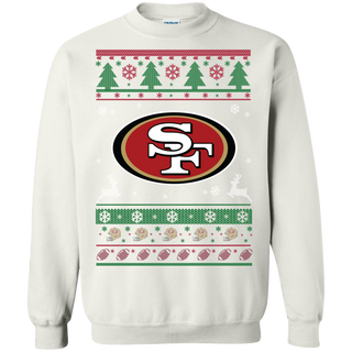 San Francisco 49ers Logo Football Teams Ugly Christmas Sweater Sweatshirt
