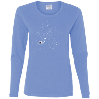 Rick And Morty Stars In The Sky Women's Long Sleeve Shirt