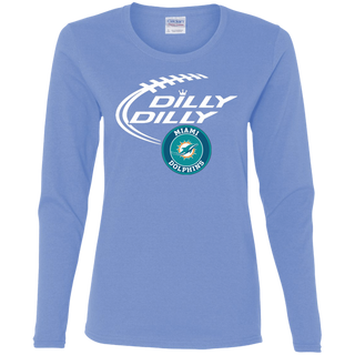 Dilly Dilly Miami Dolphins Nfl Football Women's Long Sleeve Shirt
