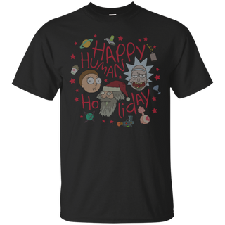 Rick And Morty Happy Human Holiday Jumper Ultra Cotton T-Shirt