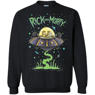 Rick And Morty Spaceship Illustration Sweatshirt