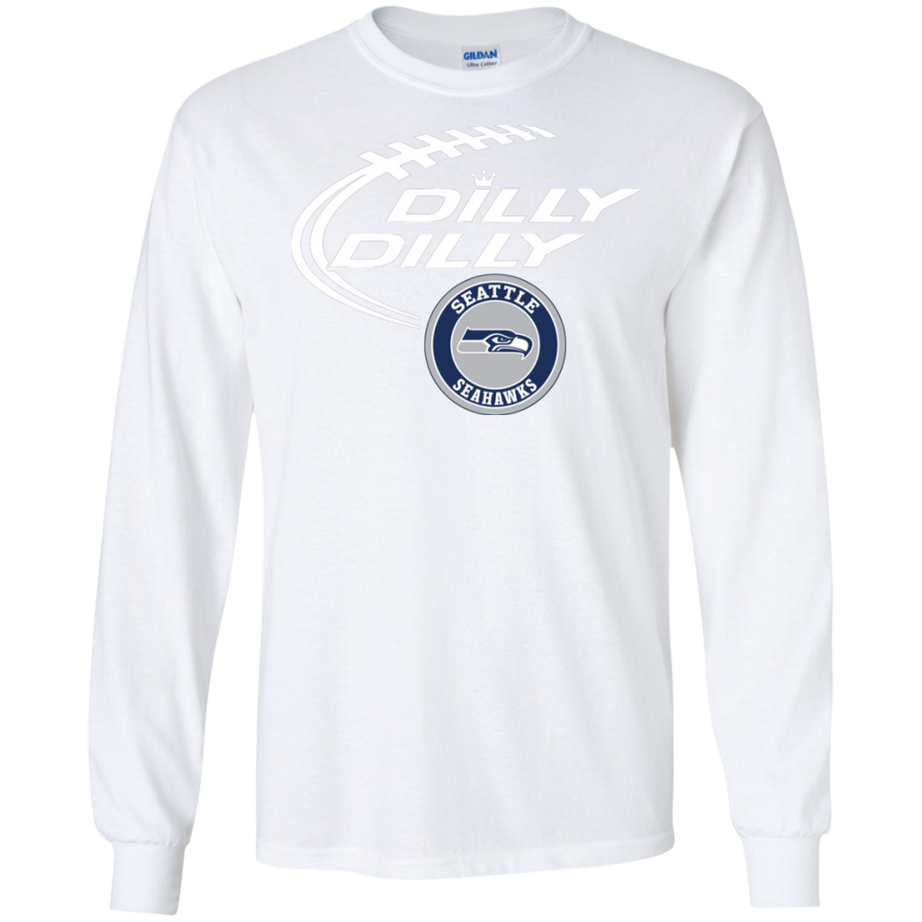 Dilly Dilly Seatle Seahawk Nfl Football LS Cotton T-Shirt