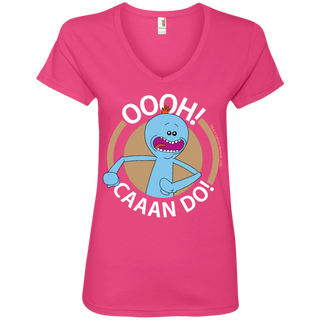 Rick And Morty Mr Meeseeks Oooh Caaan Do Mug Women's V-Neck T-Shirt