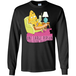 Rick And Morty Large Person With Extra People LS Cotton T-Shirt