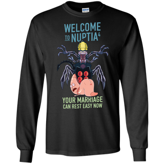 Rick And Morty Welcome To Nuptia LS Cotton T-Shirt